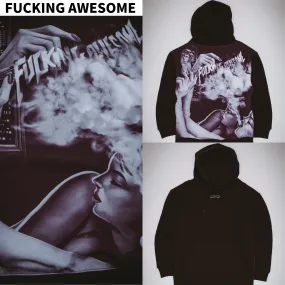 Fucking Awesome  |Pullovers Unisex Street Style Long Sleeves Cotton Logo