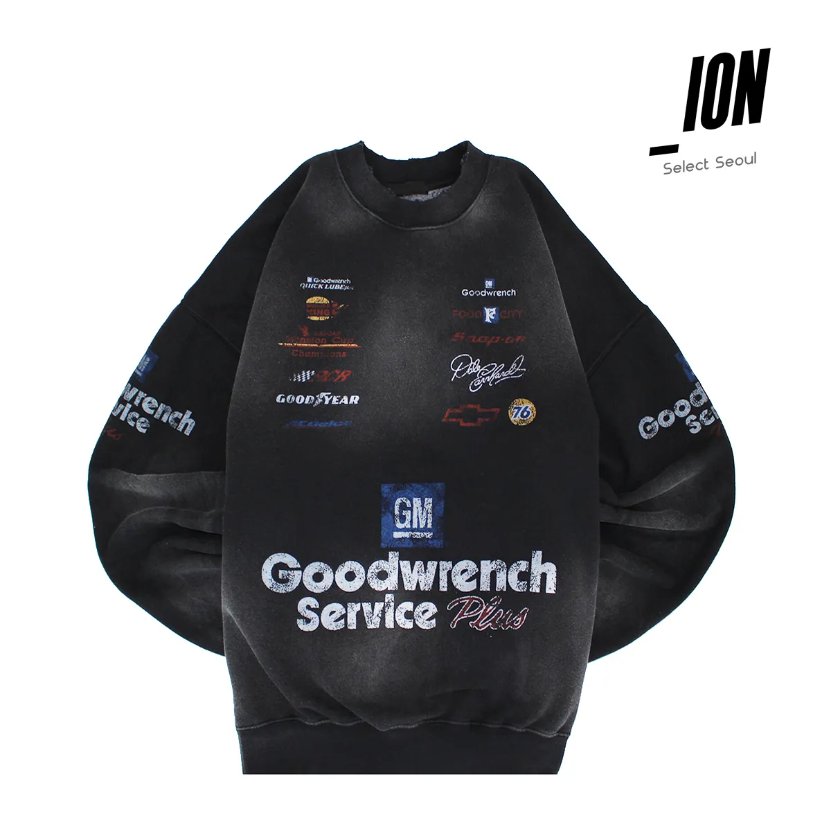 IONSEOUL  |Unisex Street Style Long Sleeves Cotton Oversized