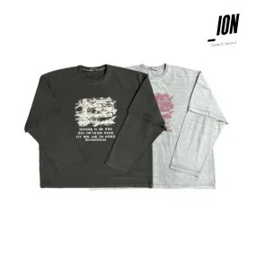 IONSEOUL  |Unisex Street Style Long Sleeves Oversized