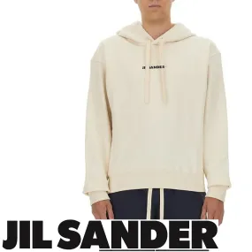 Jil Sander  |Pullovers Unisex Blended Fabrics Long Sleeves Plain Cotton