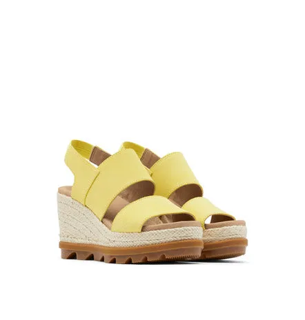 Joanie II Women's Hi Slingback Wedge Sandal - Sunnyside Yellow