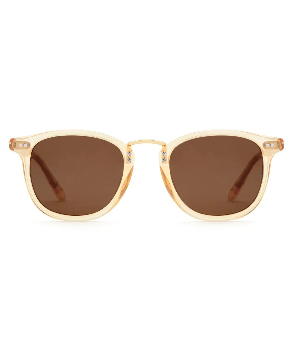 Krewe Franklin Champagne Sunglasses - Champagne Polarized 24K