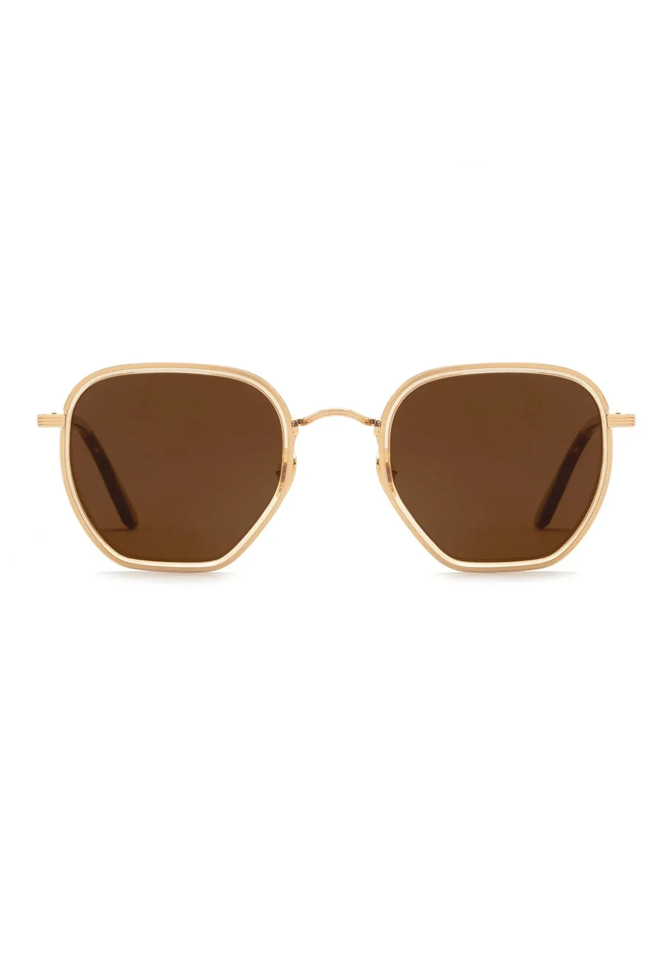 Krewe Pascal 18K Champagne + Rue Tortoise Polarized