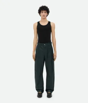 Leather Cargo Trousers