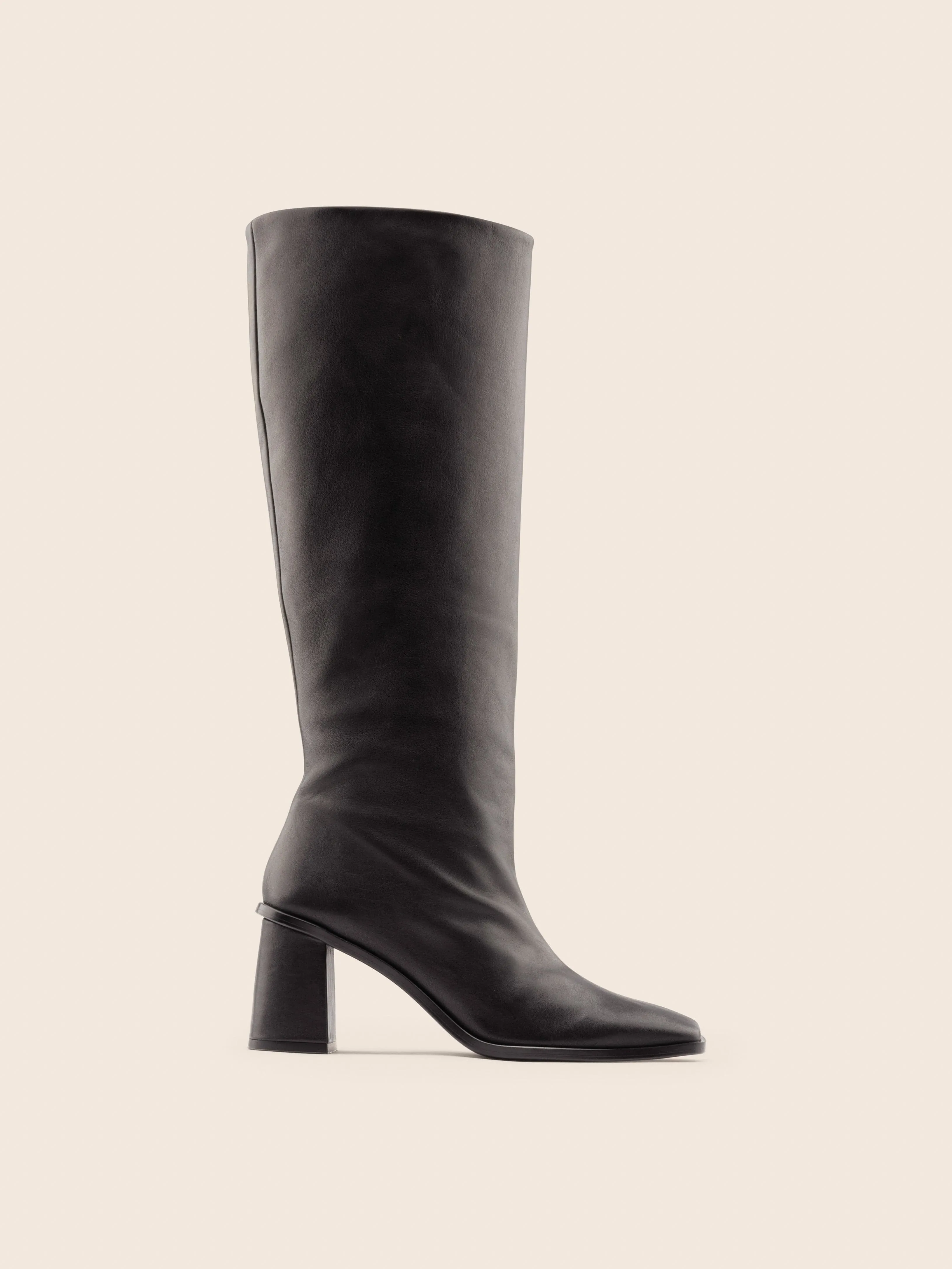 Lorca Wide Large Black Boot