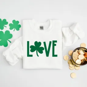 Love Clover Graphic Sweatshirt