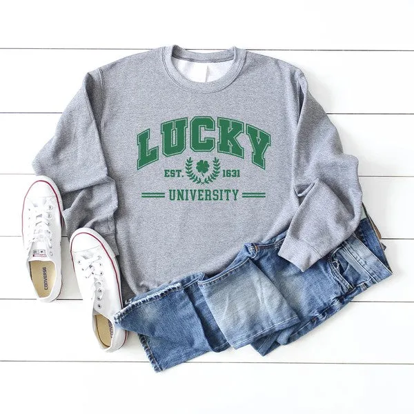 Lucky University Graphic Sweatshirt