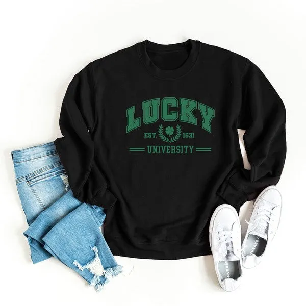 Lucky University Graphic Sweatshirt