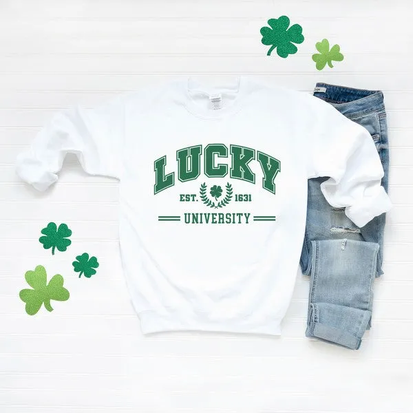 Lucky University Graphic Sweatshirt