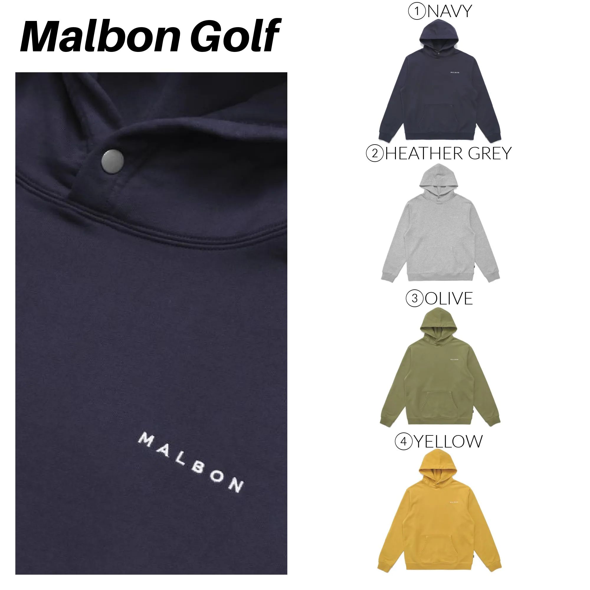 Malbon Golf  |Pullovers Unisex Street Style Long Sleeves Cotton Logo