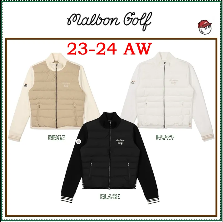 Malbon Golf  |Street Style Long Sleeves Plain Logo Cardigans