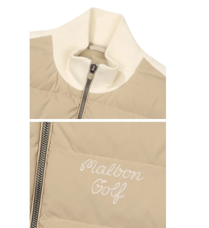 Malbon Golf  |Street Style Long Sleeves Plain Logo Cardigans