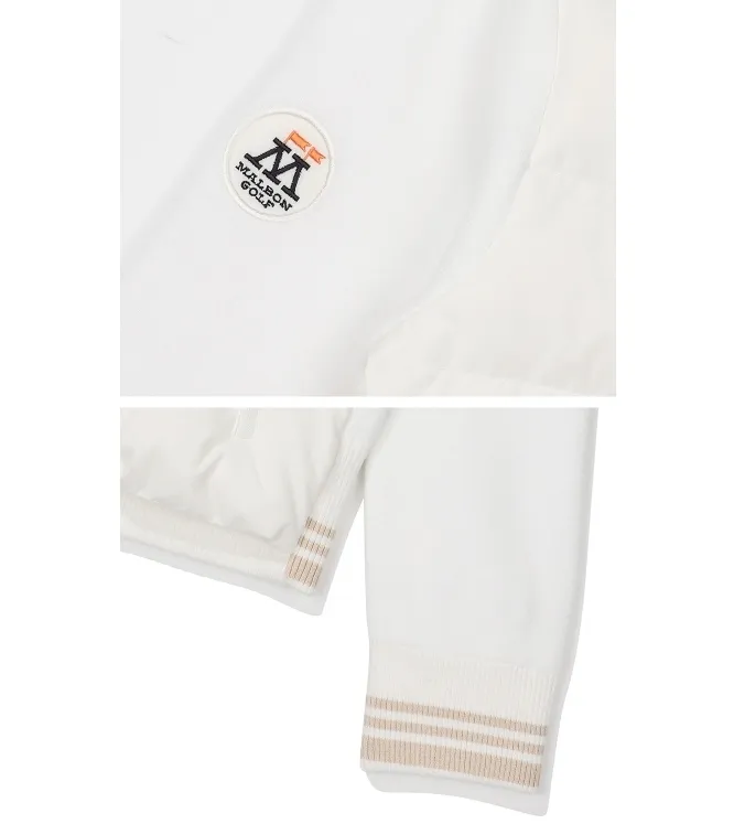 Malbon Golf  |Street Style Long Sleeves Plain Logo Cardigans