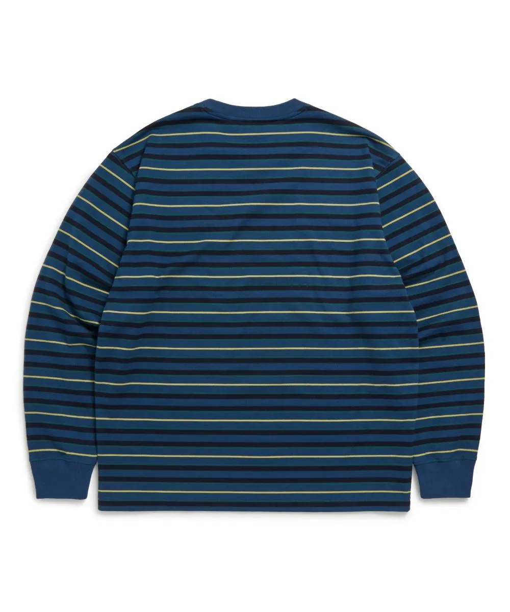 Mark Gonzales  |[MARK GONZALES] ★ ANGEL WAPPEN MULTI STRIPE L/S TEE