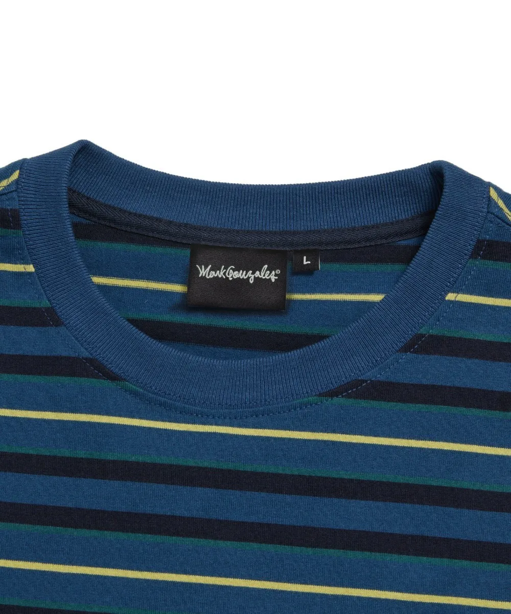 Mark Gonzales  |[MARK GONZALES] ★ ANGEL WAPPEN MULTI STRIPE L/S TEE