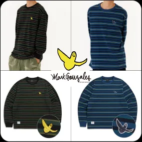 Mark Gonzales  |[MARK GONZALES] ★ ANGEL WAPPEN MULTI STRIPE L/S TEE