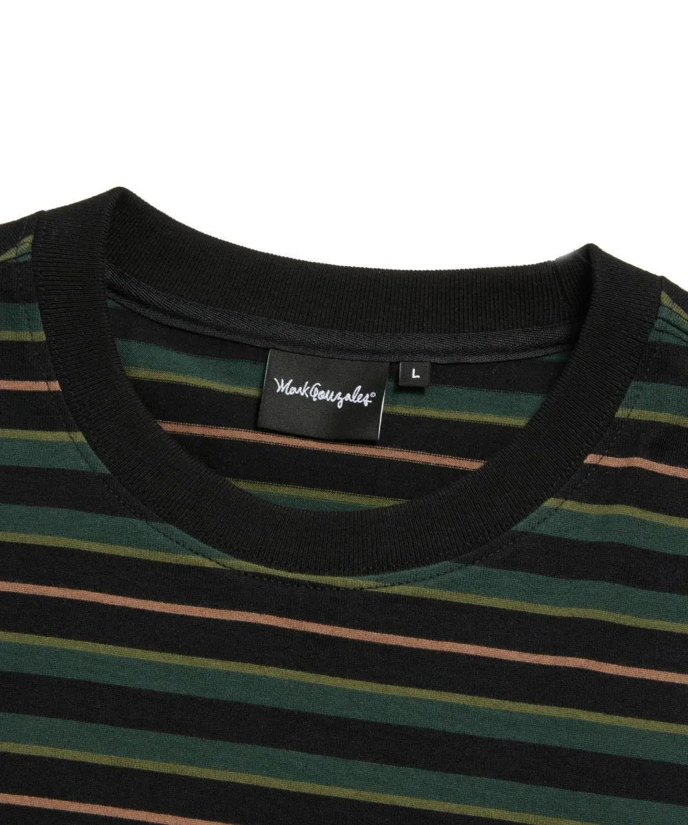 Mark Gonzales  |[MARK GONZALES] ★ ANGEL WAPPEN MULTI STRIPE L/S TEE