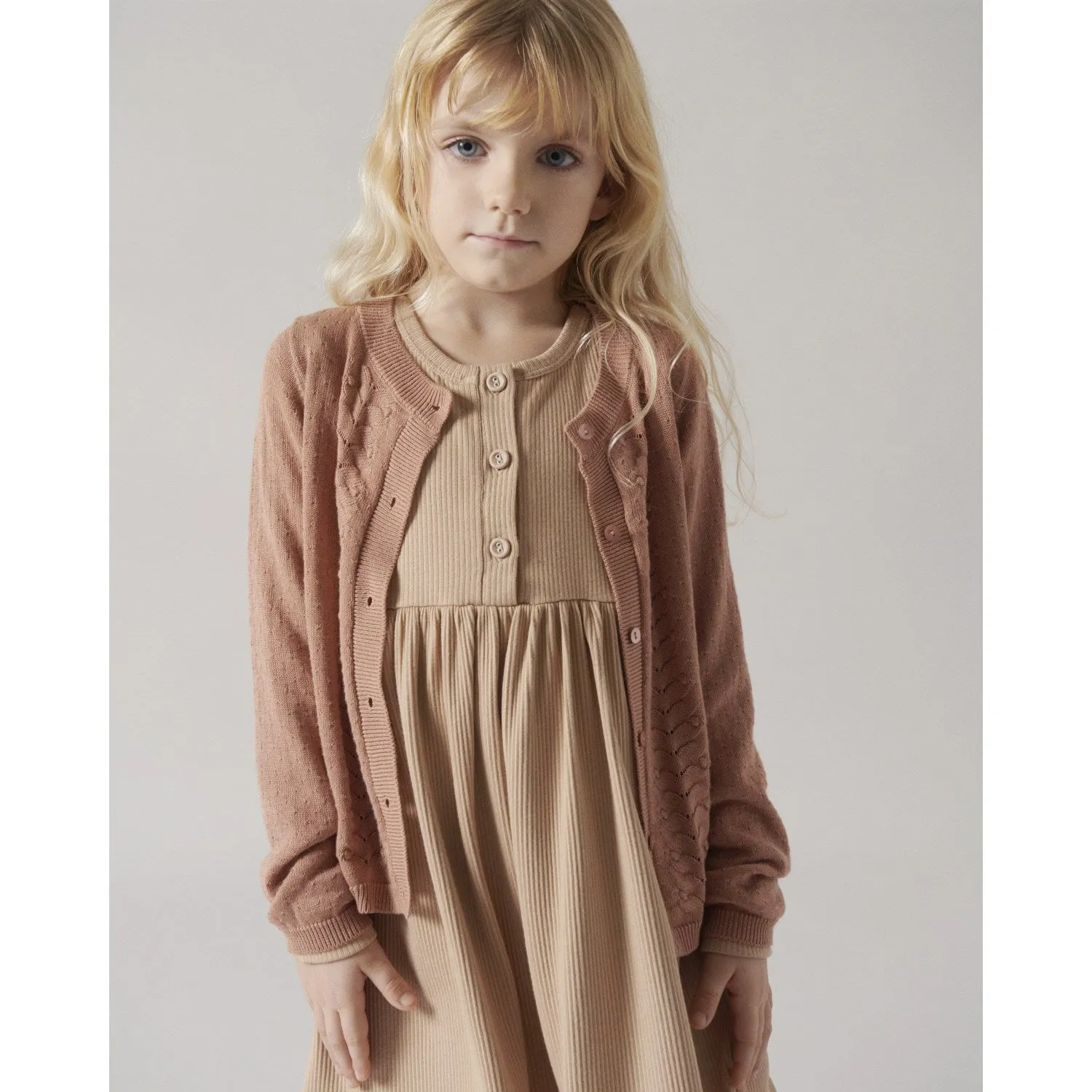 MarMar Modal Mix Rose Brown Tilda Knit Cardigan