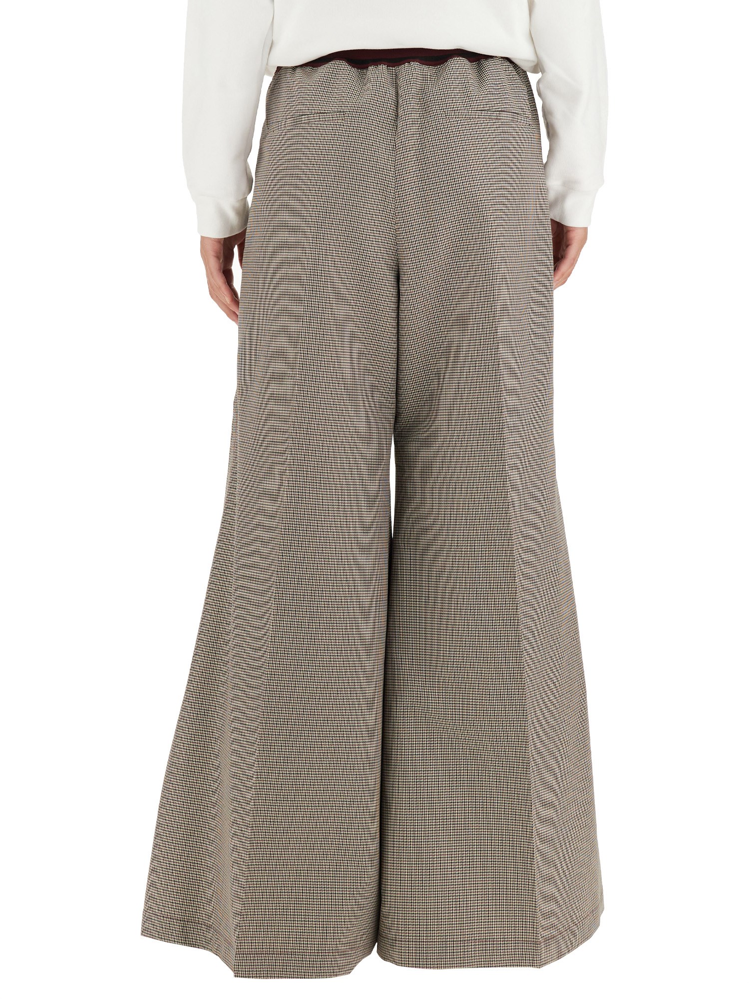 MARNI    HOUNDSTOOTH PLAID PANTS