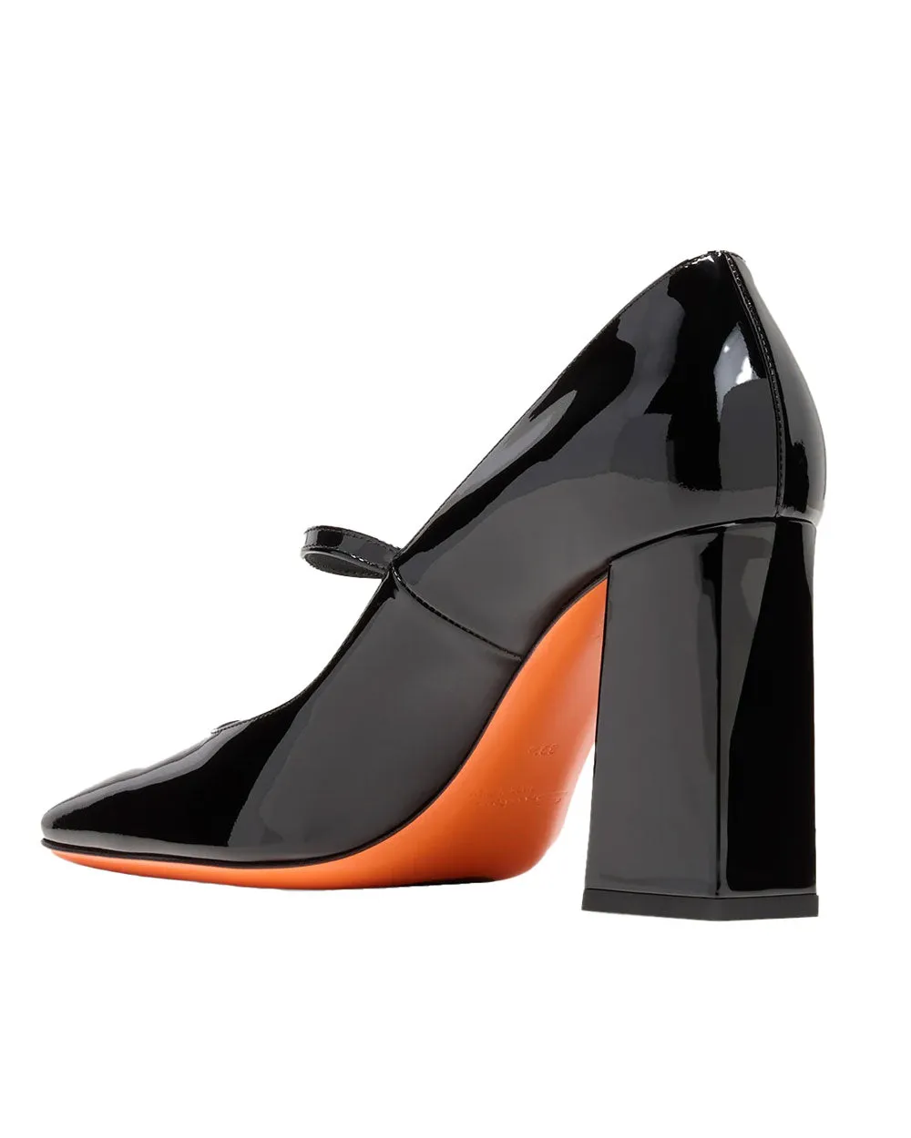 Marta Patent 85 Mary Jane Pump in Black