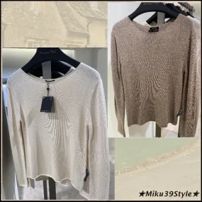 Massimo Dutti  |Casual Style Long Sleeves Plain Office Style