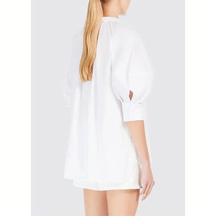 MaxMara  |Casual Style Long Sleeves Plain Cotton Party Style