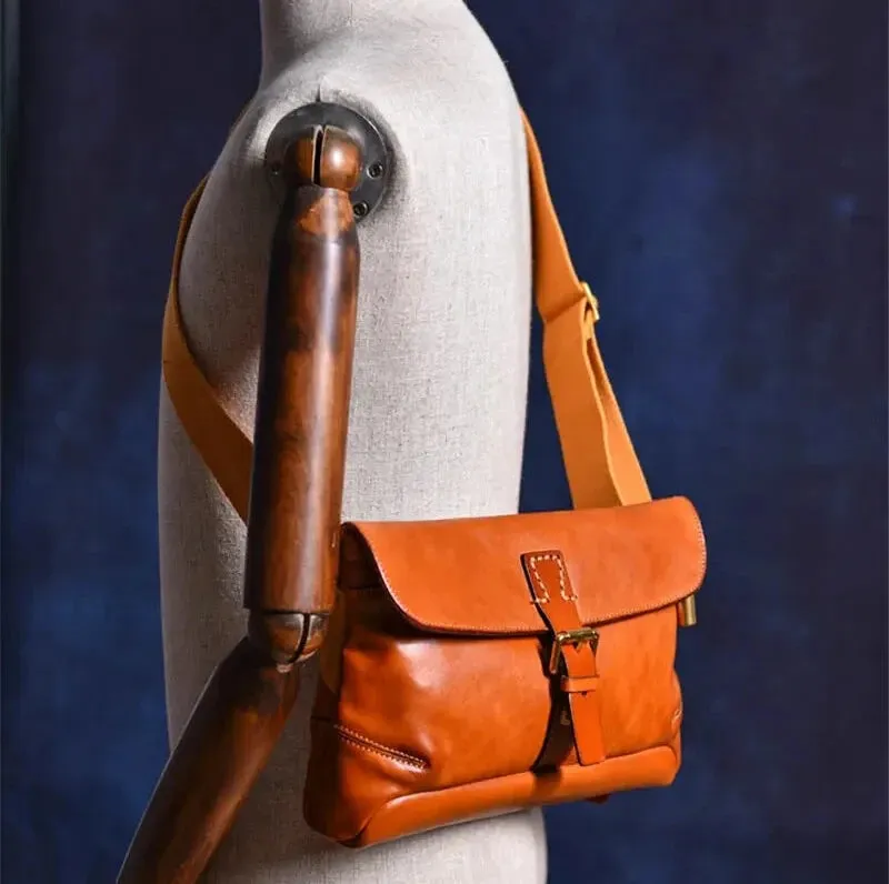 Men's Luxury Genuine Leather Outdoor Casual Shoulder Messenger Bag