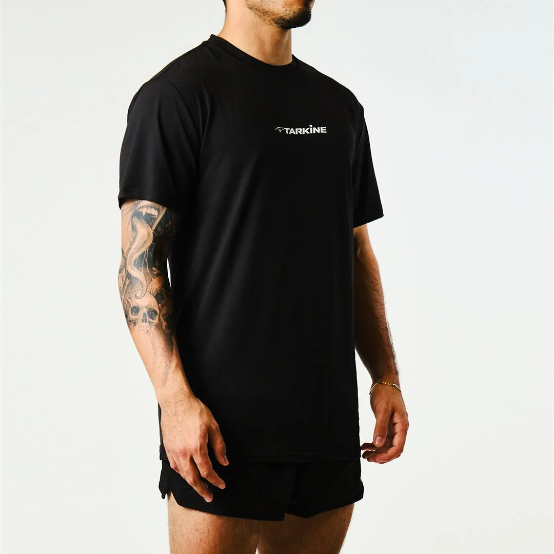 Men's Tarkine Ultra-Eco Run Tee (Black Original/Standard Thickness)