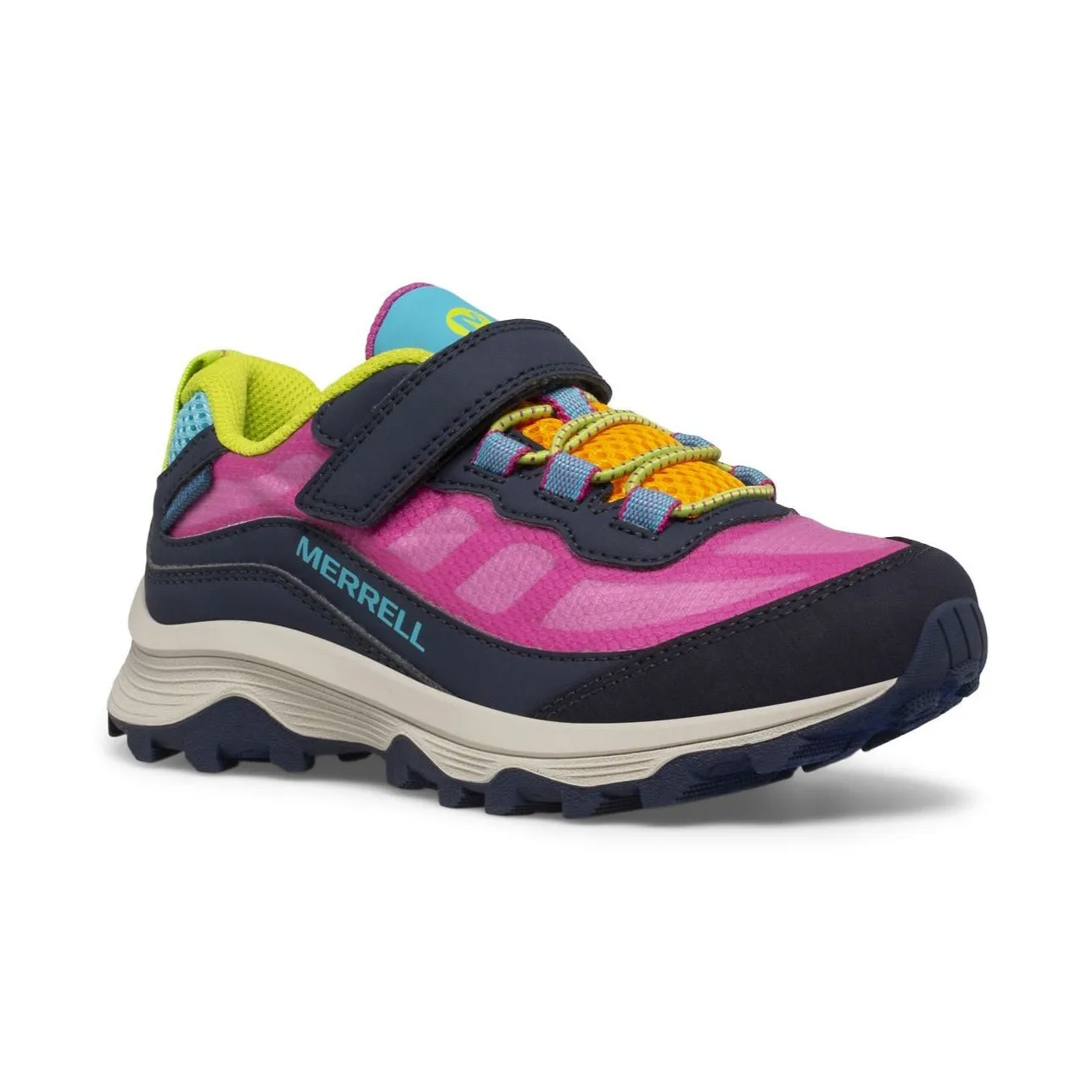 Merrell Navy Multi Moab Speed Waterproof Children's Shoe