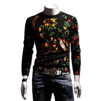 Model Wool Sweaters and Pullovers Hombre Menswear Men's Casual Slim Fit Long Sleeved O Neck Knitted Sweaters SM6