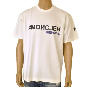 MONCLER  |Crew Neck Pullovers Plain Cotton Short Sleeves Bridal Logo