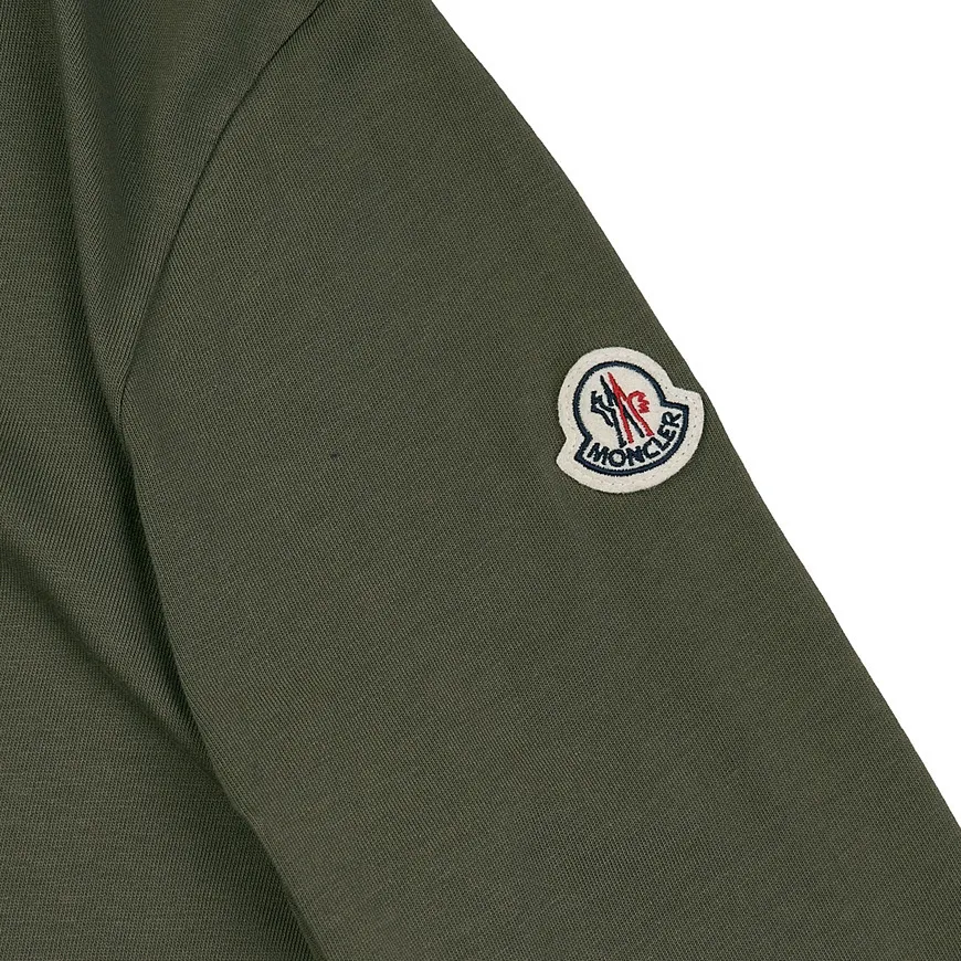 MONCLER  |Street Style Long Sleeves Plain Cotton Long Sleeve T-shirt