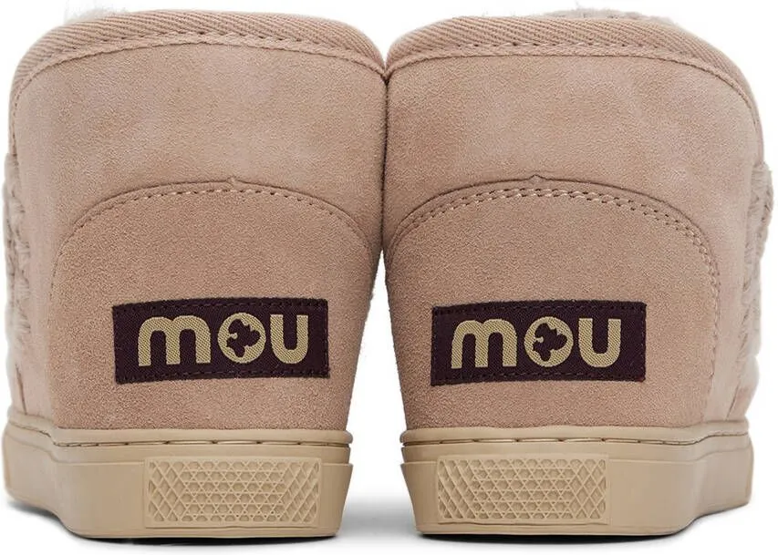 Mou Kids Pink Sneaker Boots