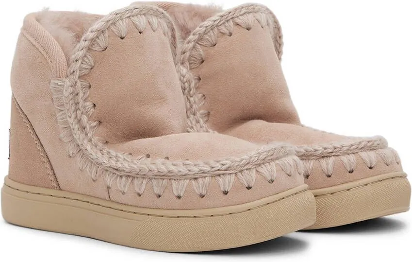 Mou Kids Pink Sneaker Boots