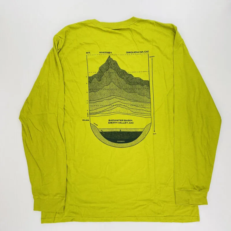 Mountain Hardwear  Sea Level™ Logo Man LS T-Shirt - T-shirt di seconda mano - Uomo - Verde - XL