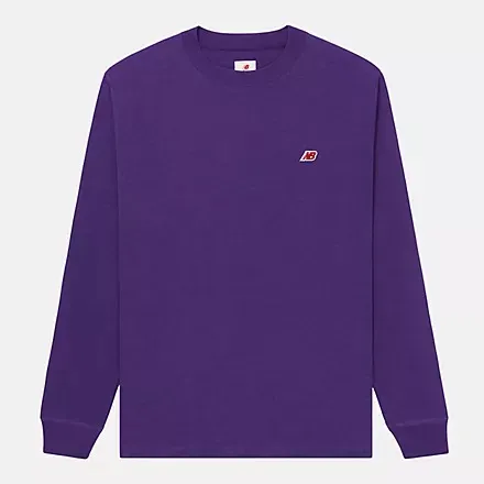 New Balance  |Crew Neck Street Style Long Sleeves Cotton