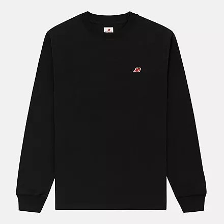 New Balance  |Crew Neck Street Style Long Sleeves Cotton