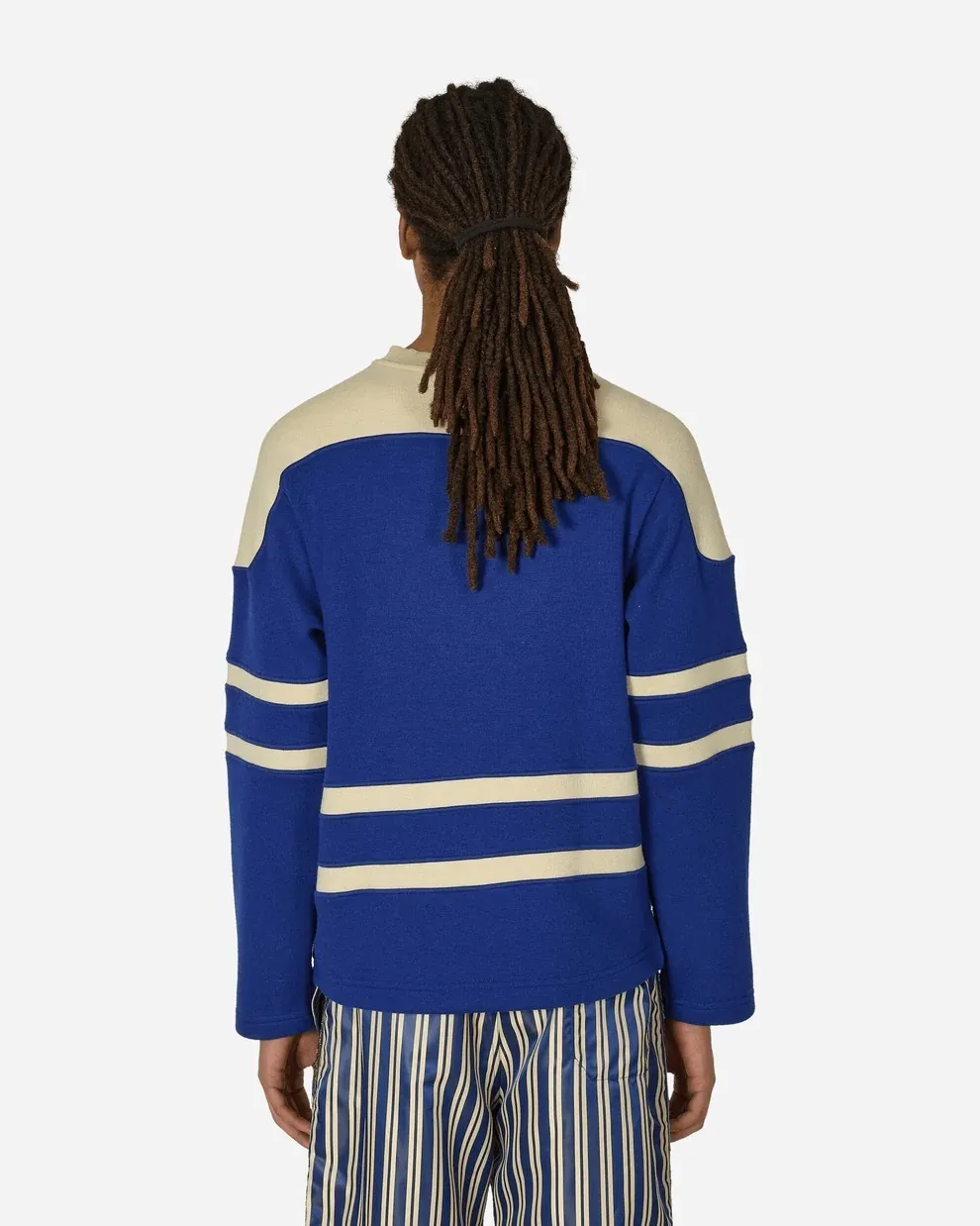 Nike  |Crew Neck Pullovers Stripes Unisex Wool Street Style