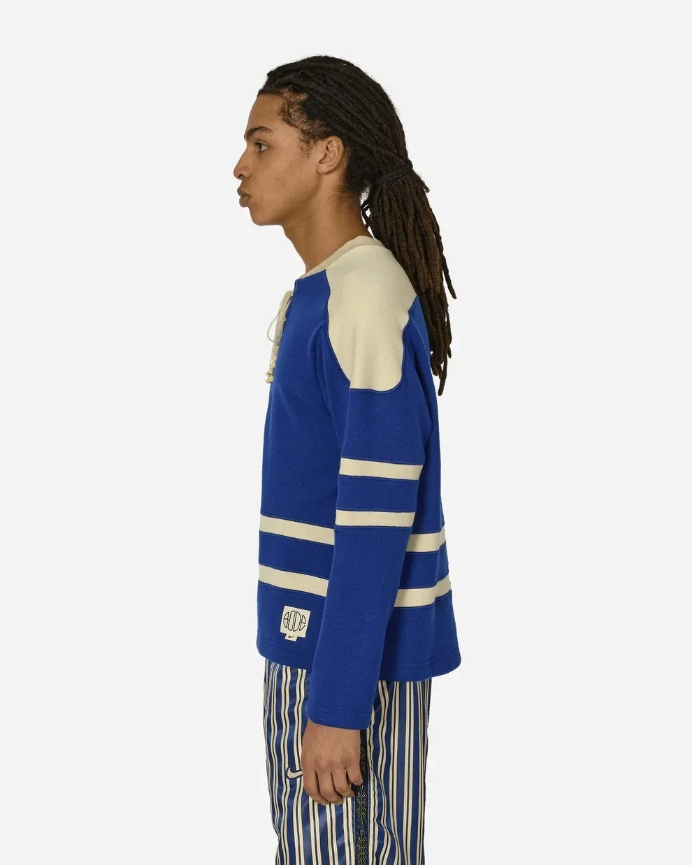 Nike  |Crew Neck Pullovers Stripes Unisex Wool Street Style