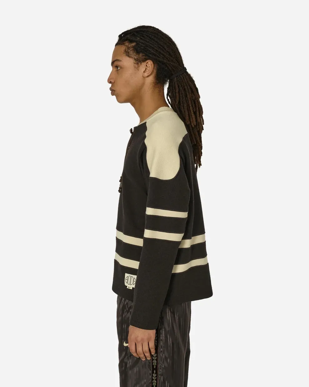 Nike  |Crew Neck Pullovers Stripes Unisex Wool Street Style