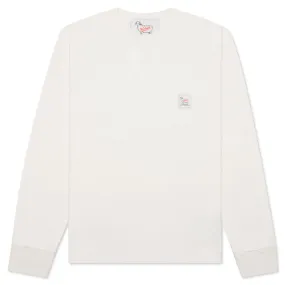 One Of These Days x Woolrich L/S Pocket Tee - Bone