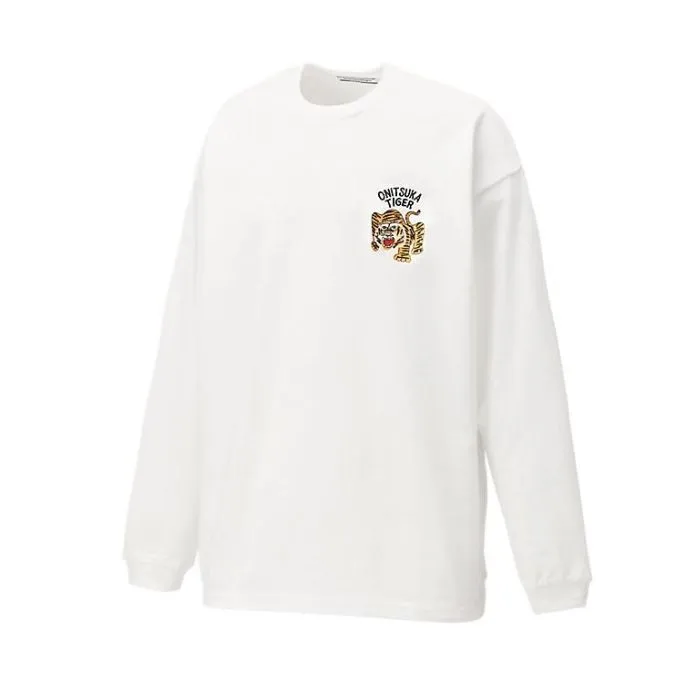 Onitsuka Tiger  |Unisex Street Style Long Sleeves Plain Cotton