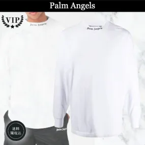 Palm Angels  |Unisex Street Style Long Sleeves Plain Cotton