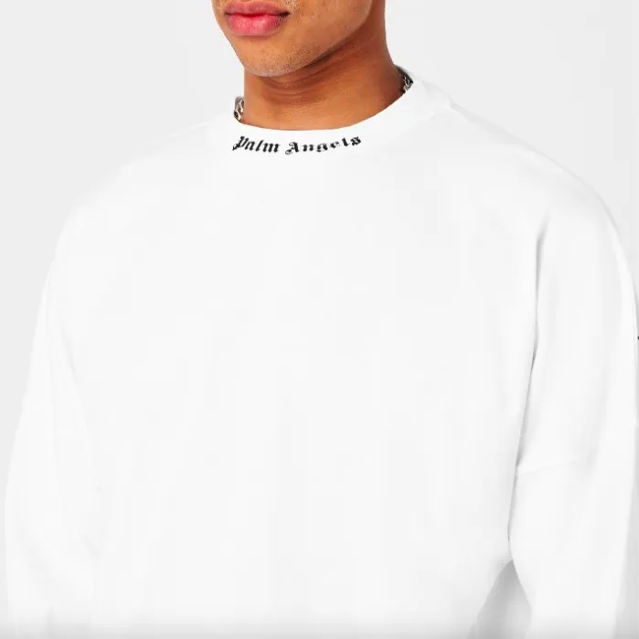 Palm Angels  |Unisex Street Style Long Sleeves Plain Cotton