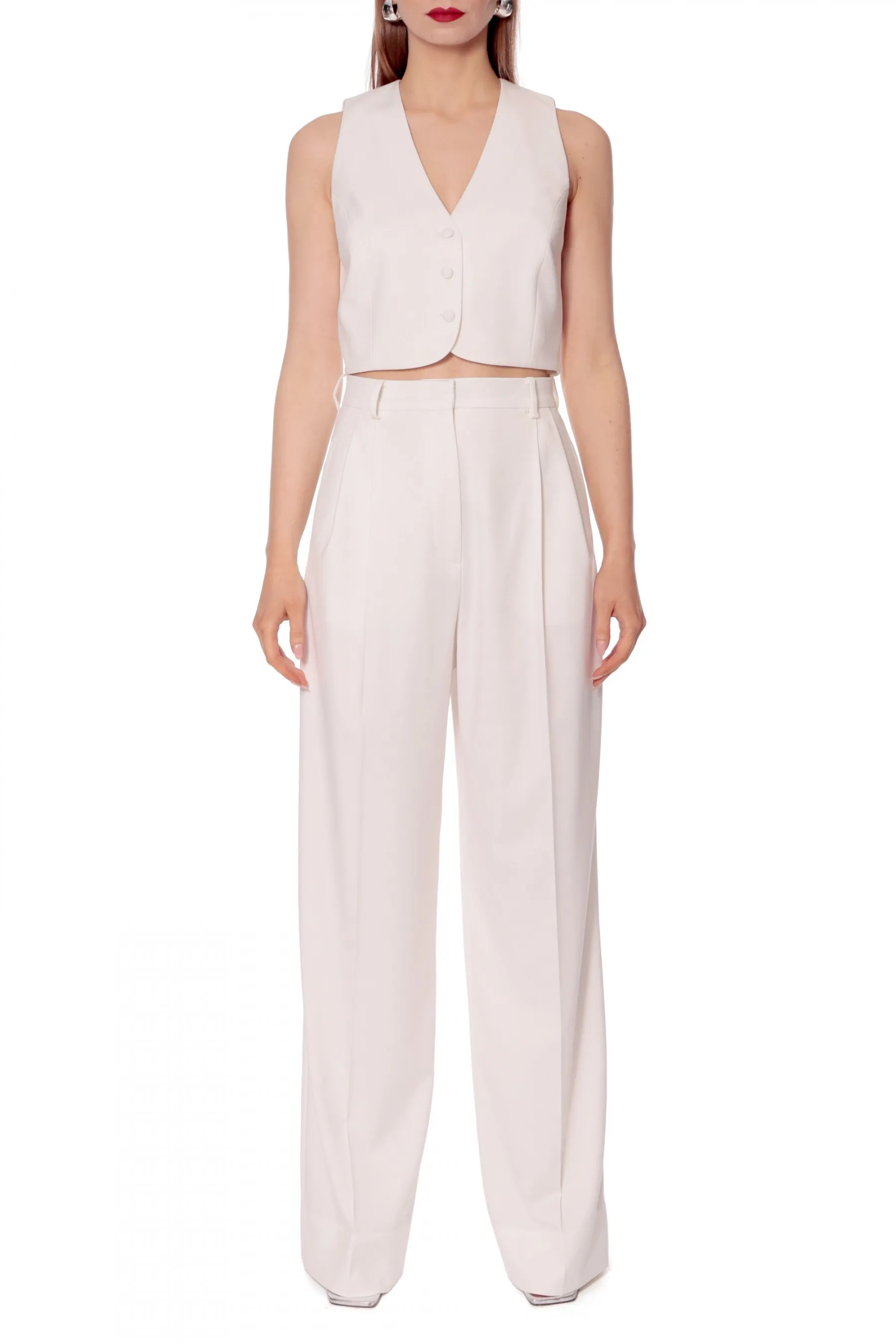 Pants Gwen Aesthetic White