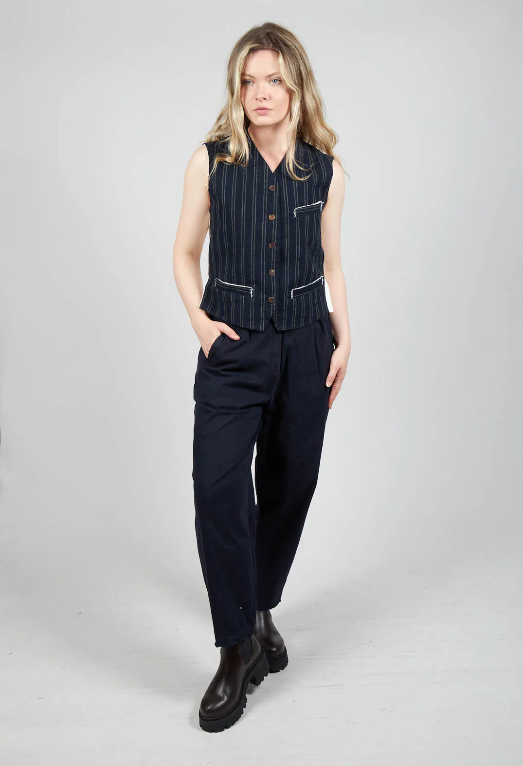 Pedrina Pants in Navy