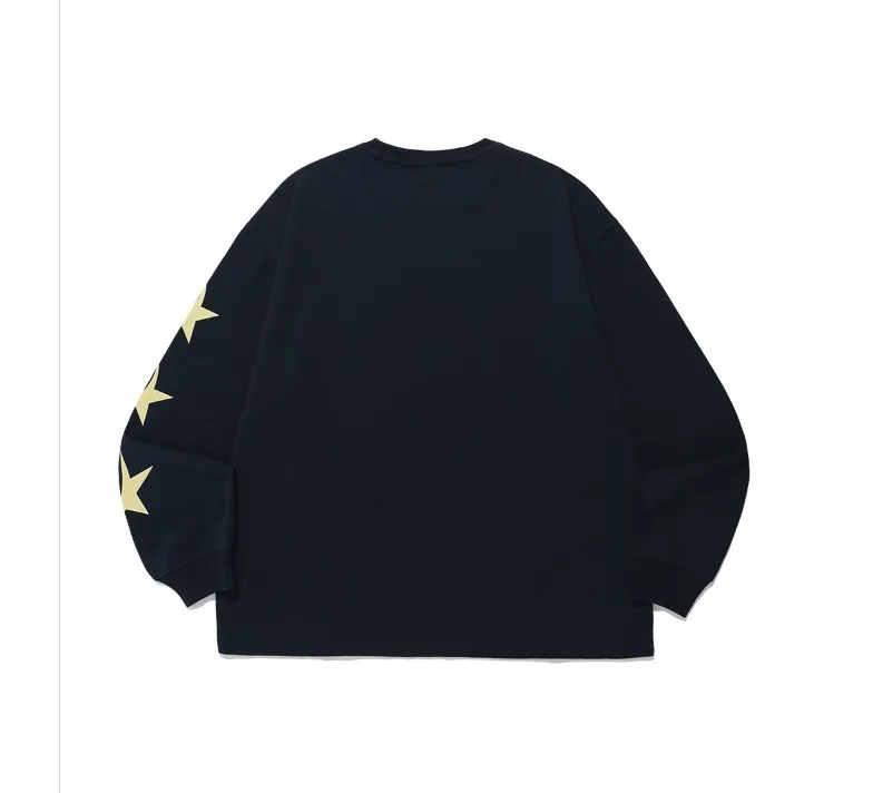 Phyps Department  |Unisex U-Neck Long Sleeves Cotton Oversized