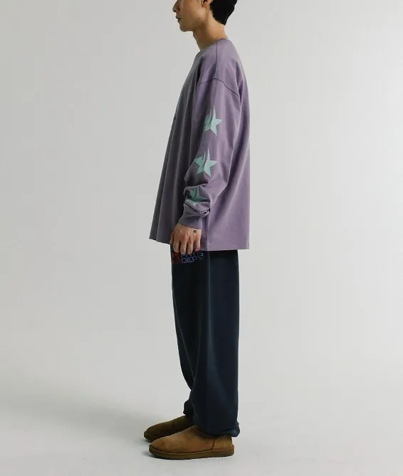 Phyps Department  |Unisex U-Neck Long Sleeves Cotton Oversized