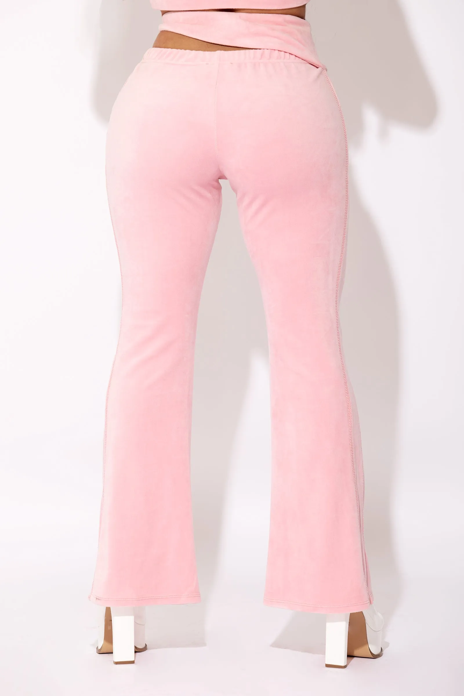 Pink Sorella Velour Pants