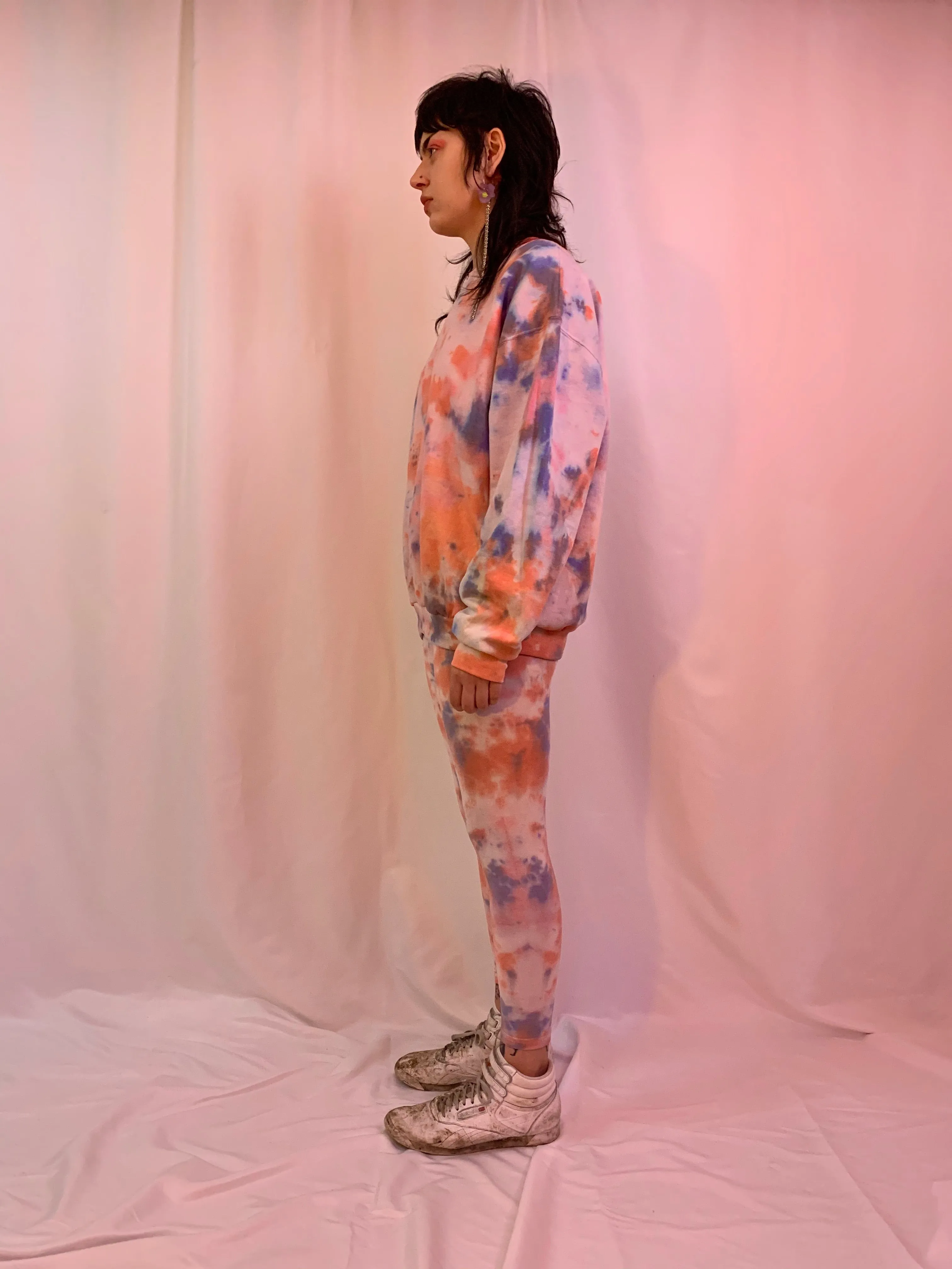 Pink tie dye sweatshirt